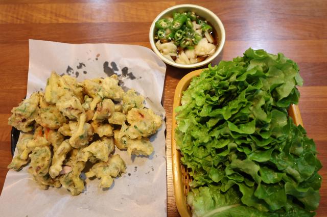 11월 13일 전라도 광주 1913 송정시장의 상추튀김