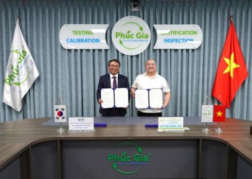KTR ký hợp tác với Phòng thử nghiệm Phúc Gia hỗ trợ chứng nhận hiệu suất năng lượng cho sản phẩm điện tử