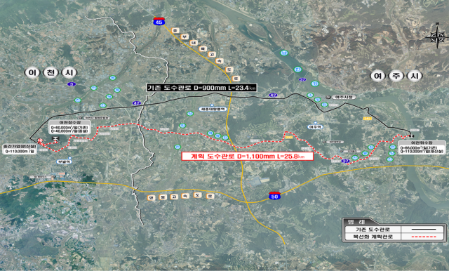상수도시설 확충 및 안정화계획도사진이천시