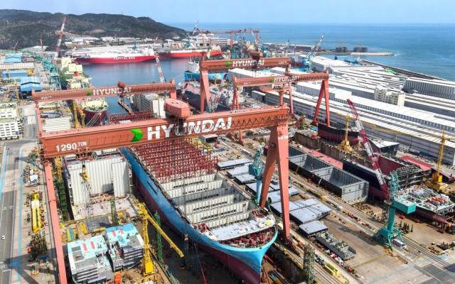 HD현대중공업 전경 사진HD현대중공업