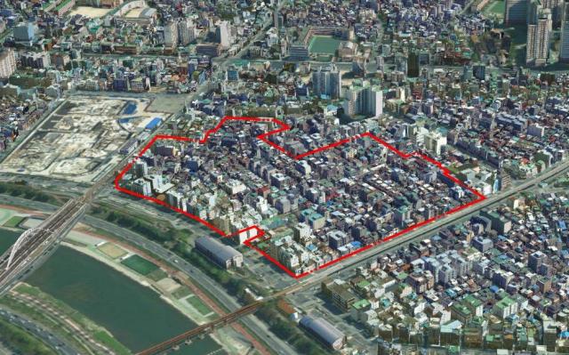 서울 중랑구 중화 2동 모아타운 사업지 사진서울시