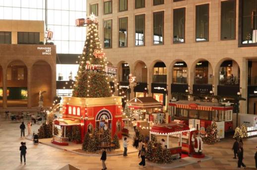 韩国百乐达斯城圣诞市集开幕