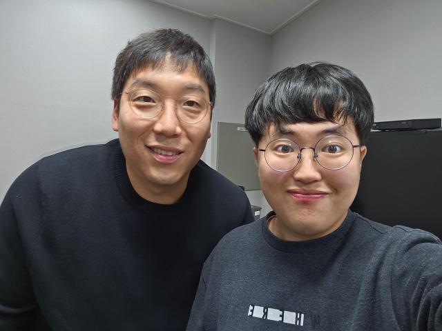 김현수 선수와 사진 김호이 기자 촬영 이은성