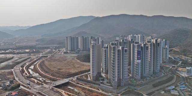 KTX 경주역 일대 역세권 지구 전경 사진경주시