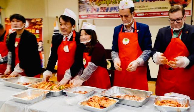 미국 버지니아주 김치의날 행사 진행 모습 사진CJ제일제당