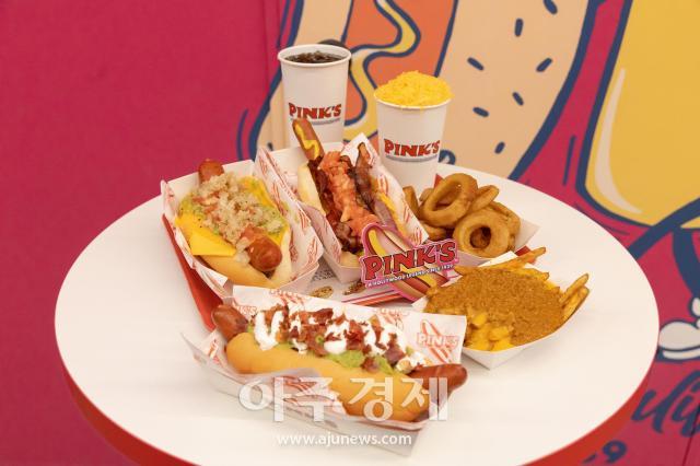 사진핑크스핫도그