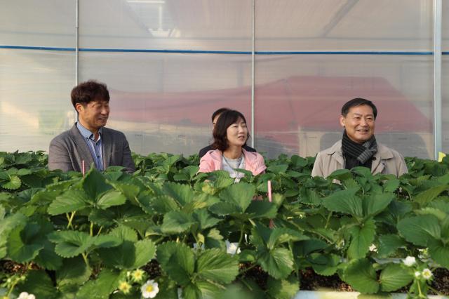 전춘성 진안군수, 비닐하우스 농가 찾아 현장행정 펼쳐