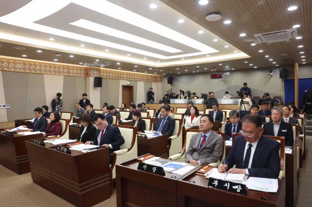 제259회 제2차 정례회 제1차 본회의 전경 사진평택시의회