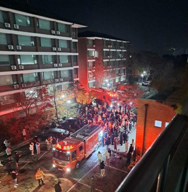 Fire at Hallym University forces hundreds of students to evacuate in Chuncheon