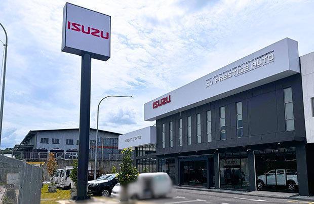 SV 프레스티지 오토가 운영하는 4S판매·서비스·부품교환·도장 센터 슬랑오르주 사진이스즈 말레이시아 제공
