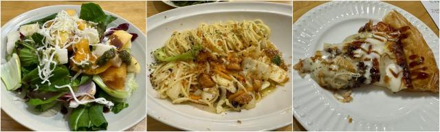 체험한 뒤에는 완주 9품을 활용해 만들어진 다양한 음식들을 맛볼 수 있다 봉동 생강으로 우린 생강차 동상면 단감을 곁들인 샐러드 완주 마늘로 만든 알리오올리오 고산면 한우를 채운 불고기 페이스트리 등이 눈과 입을 즐겁게 만들었다 사진강상헌 기자