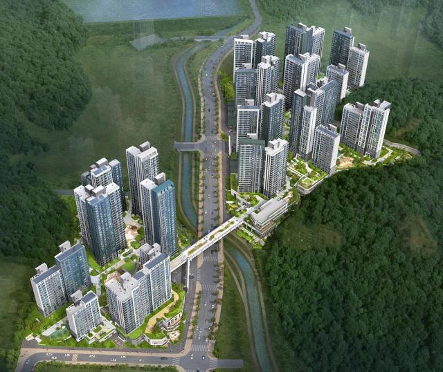 군포대야미 A-2블록 단지조감도 사진LH