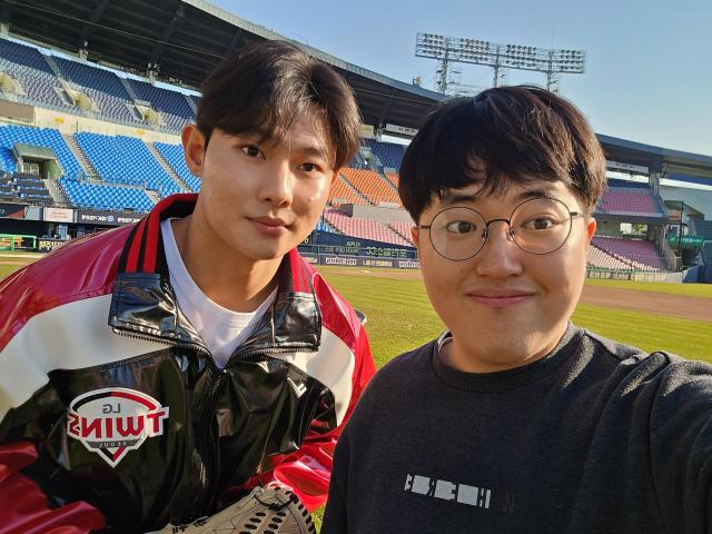 김영우 선수와 사진 김호이 기자촬영 이은성