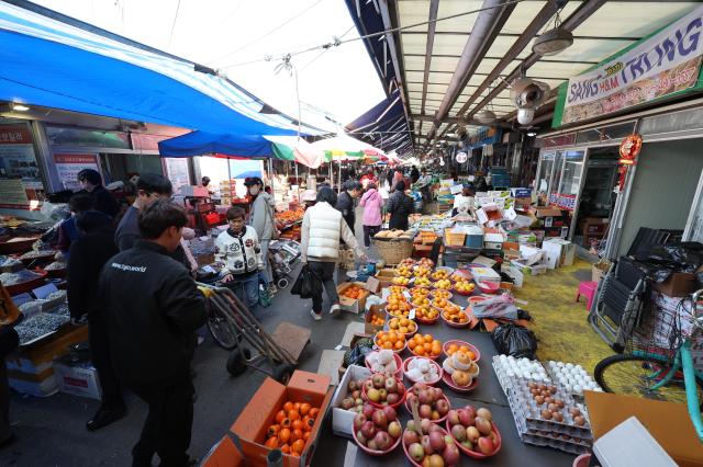 2025년 11월 13일 광주의 송정매일시장