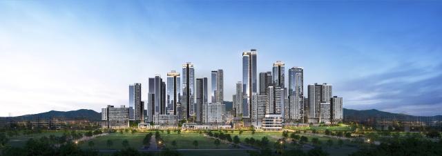  증산4구역 도심공공복합사업 단지 투시도사진DL이앤씨