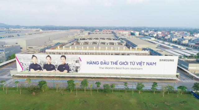 Samsung Electronics’ manufacturing complex in Vietnam Courtesy of Samsung Electronics