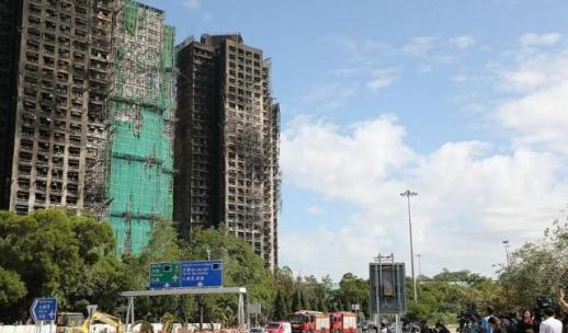 홍콩 화재 사망자 151명으로…그물망 방염 기준 미달