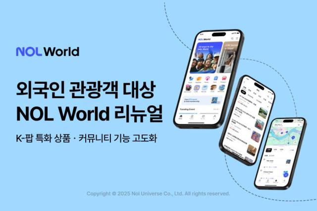 놀유니버스 외국인 관광객 대상 여행ㆍ티켓 플랫폼 NOL World로 새단장