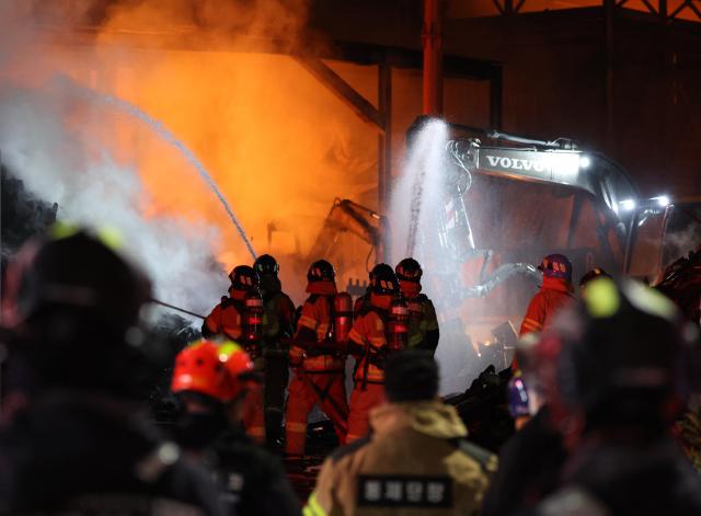 济州岛西归浦发生火灾