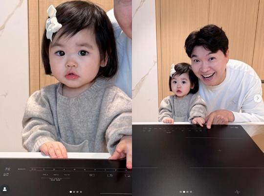 방송인 박수홍과 딸 재이 양사진박수홍 SNS