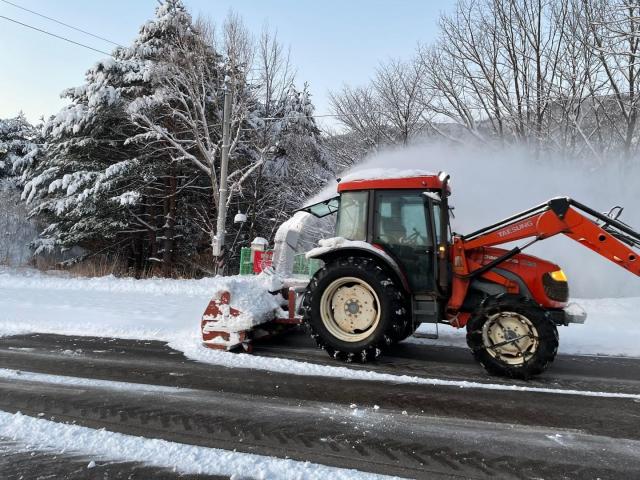 삼척시 겨울철 도로제설 사진삼척시