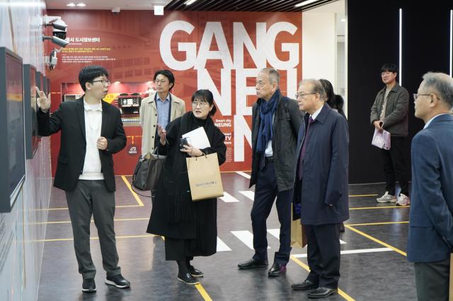 자율주행운영성과 B등급 달성 한국·일본 교통연구기관 초청 사진강릉시