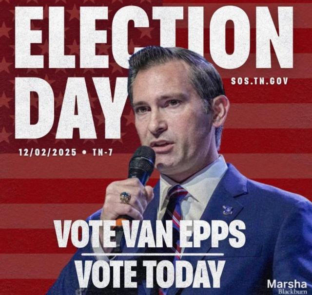 매트 밴 엡스 공화당 후보 포스터사진매트 밴 엡스 후보 엑스 캡처 