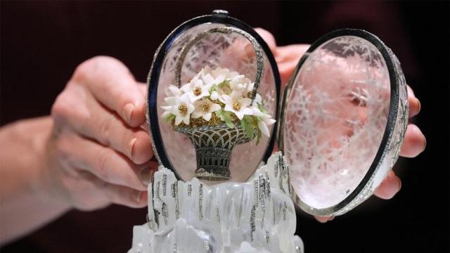 파베르제 달걀 중 최고가로 판매된 윈터 에그 사진AP연합뉴스