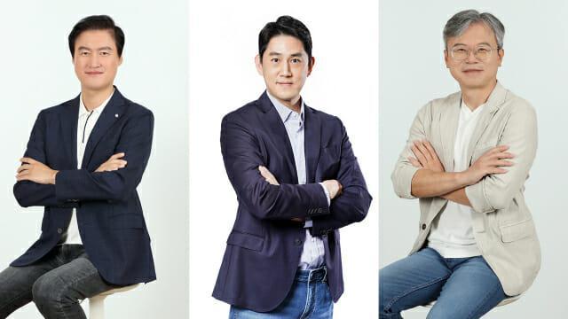 왼쪽부터 최찬석 야놀자 코퍼레이션 대표 이철웅 놀유니버스 대표 이준영 야놀자클라우드 대표사진야놀자