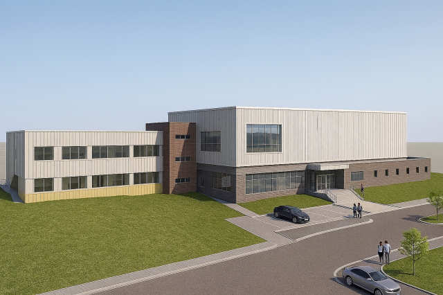 구미시 선산읍 일원에 들어설 스마트제조 푸드테크 연구지원센터 조감도 사진경상북도