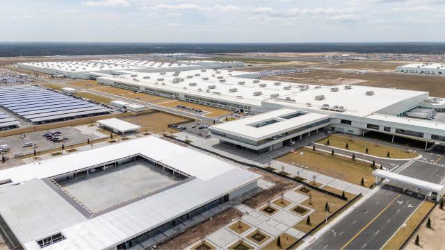 미국 조지아주에 위치한 현대차그룹의 HMGMA 공장 전경 사진현대차그룹