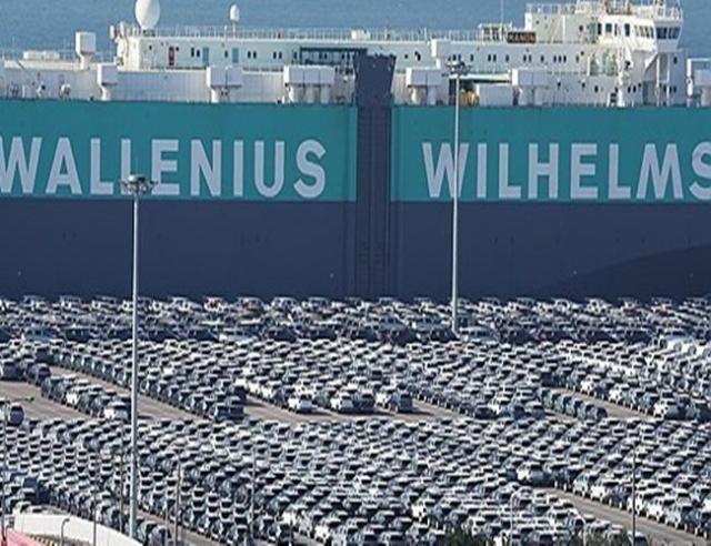 경기도 평택항에 수출용 자동차가 세워져 있는 모습 사진연합뉴스