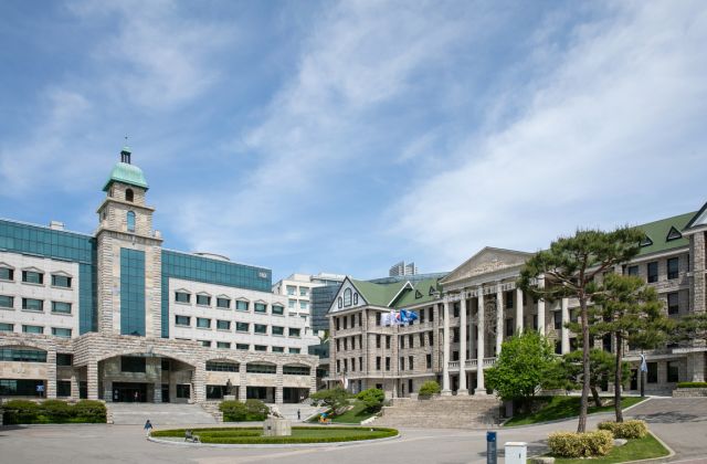 한양대 본관 전경 사진한양대