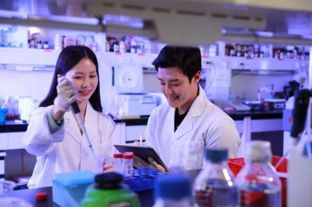 삼육대 약학대학 학생들이 실험실에서 연구를 진행하고 있다 사진삼육대학교
