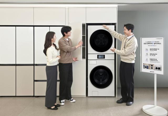 인테리어핏 설치서비스 사진삼성전자