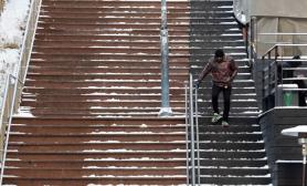 首尔路面结冰湿滑