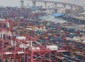 Koreas C/V surplus halves, outbound stock invest outsized inbound by a factor of 6