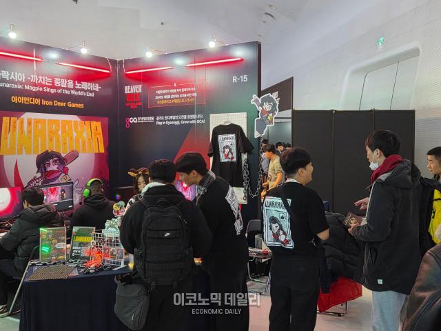 5일 서울 동대문디지털프라자DDP에서 열린 인디게임 페스티벌 ‘비버롹스 2025’ 행사장 전경 사진선재관 기자