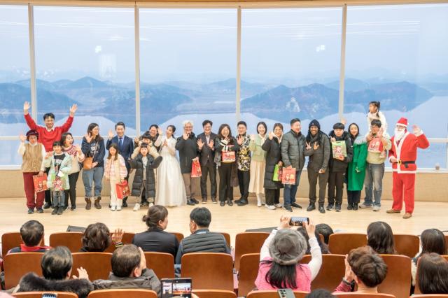 애기봉크리스마스점등행사 진행 모습 사진김포시