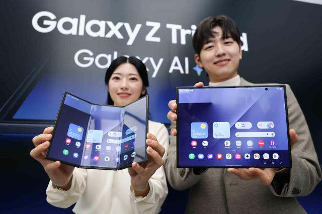 Samsung showcases Galaxy Z Trifold on Dec 2 in Seoul Courtesy of Samsung Electronics
