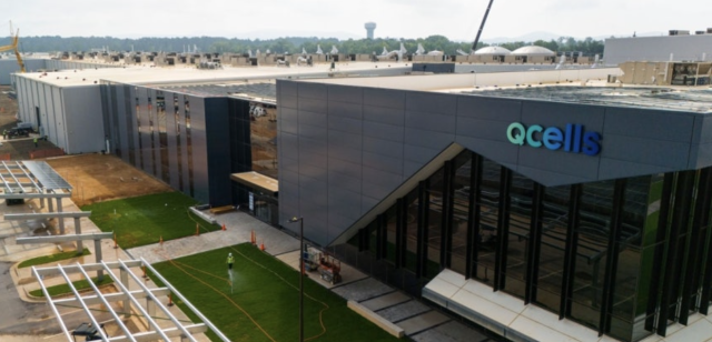 미국 한화큐셀 조지아주 카터스빌 공장 사진연합뉴스