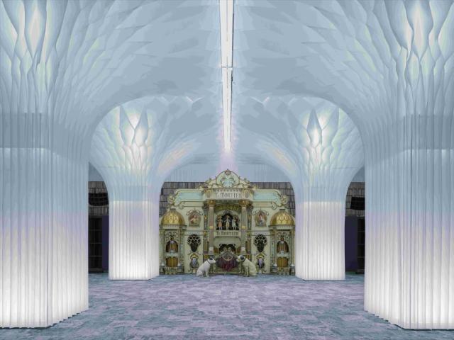 내부 전경 라운지 후카오 다이키