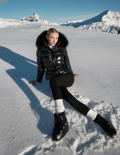 올리비아로렌 AI 겨울 아우터 화보 사진올리비아로렌