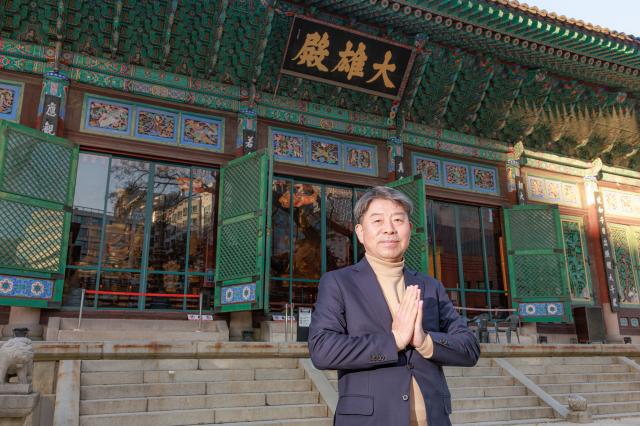 캡션에 주요 멘트 한 줄 부탁드립니다 이승현 조계사 신도회장 인터뷰사진유대길 기자 dbeorlf123ajunewscom