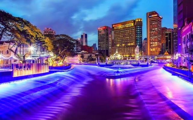 리버 오브 라이프 4지구 야간 경관 사진서울시