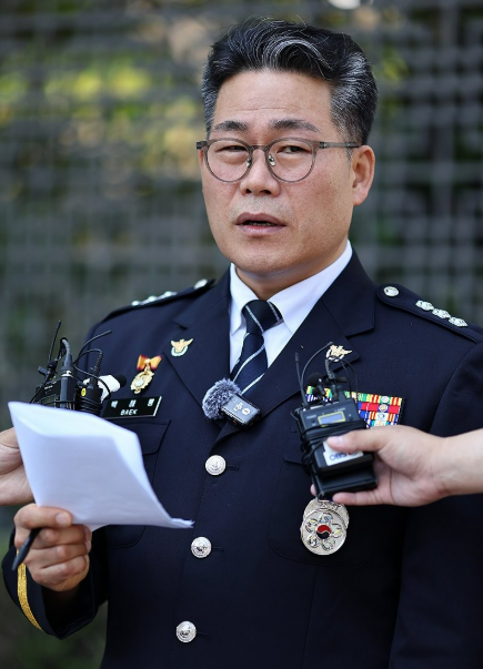 백해룡 경정 사진연합뉴스