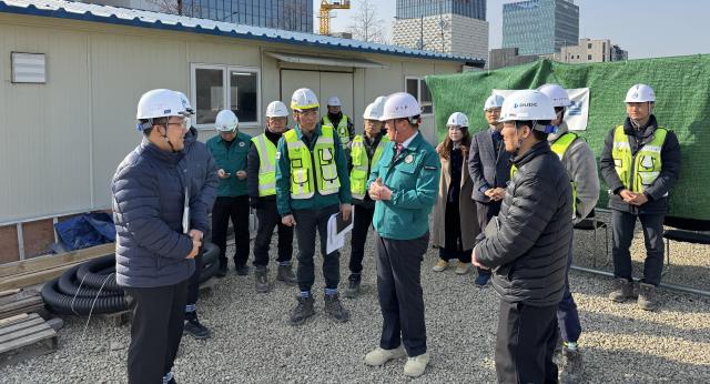 대구도시개발공사는 공사가 관리 중인 전 사업장을 대상으로 동절기 안전 점검을 했다 사진대구도시개발공사