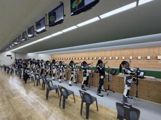 미래의 사격 국가대표...청소년대표팀, 포항실내사격장에서 집중 합숙 훈련