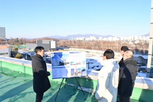 이현재 하남시장, 미사강변도시 5성급 호텔 건립 현장 점검 실시