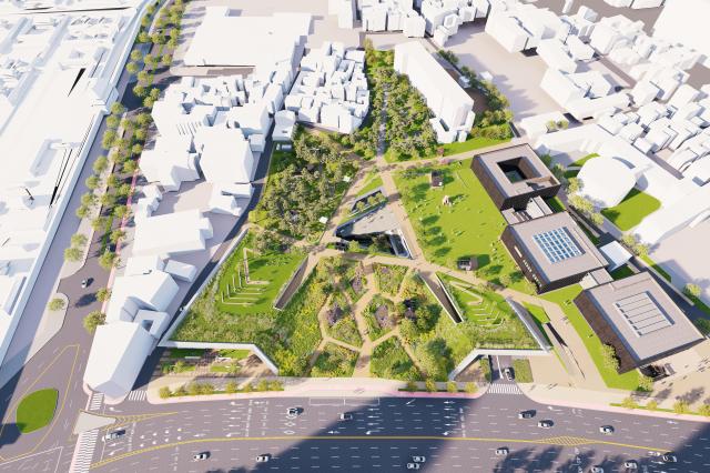 송현 문화공원 주차장 조성공사 조감도 사진서울시